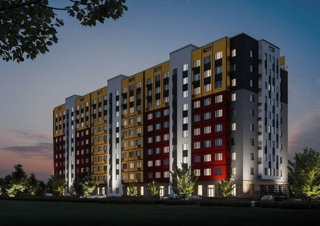 Ferienwohnung Уютная Квартира-Студия Жк Lotus Terrace Almaty Exterior foto